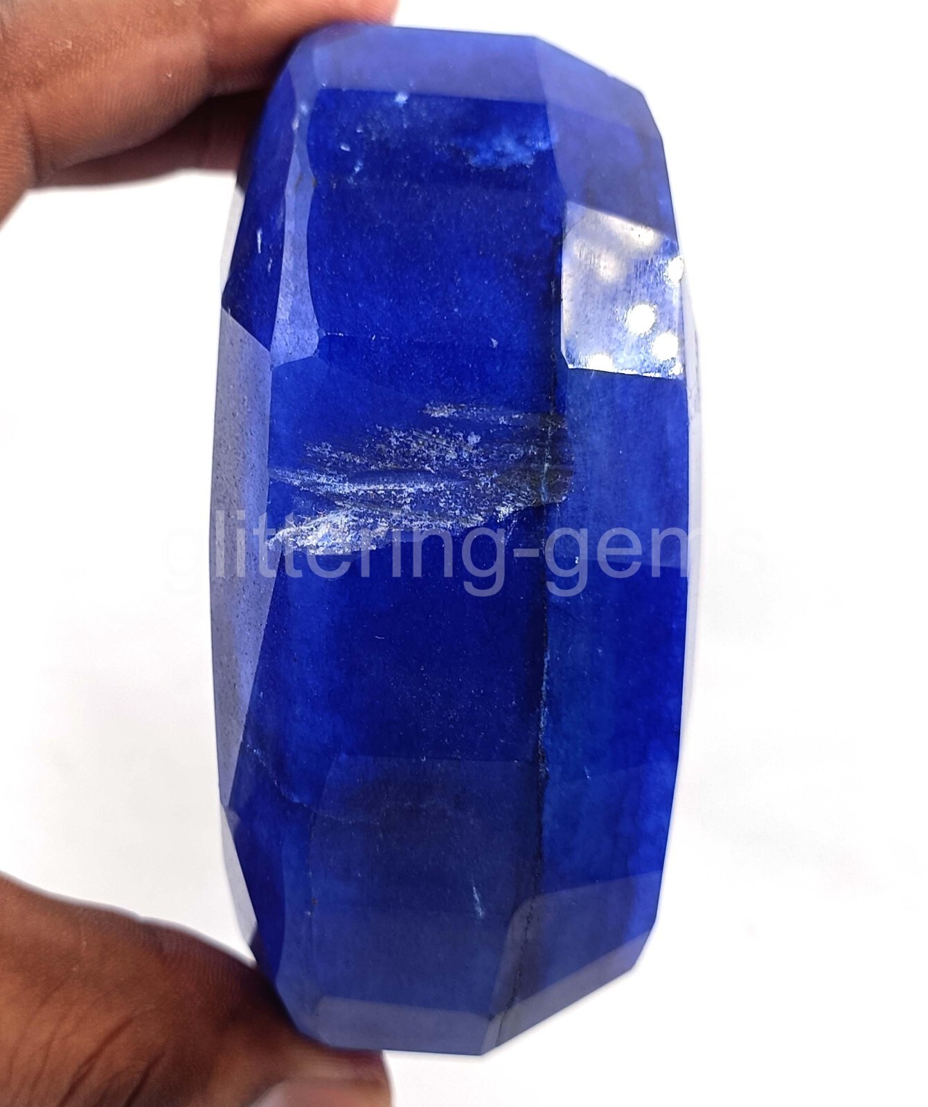 IGL 450.00 Ct Heart Cut African BIG Blue Sapphire Natural Loose Gemstone 5MSZ