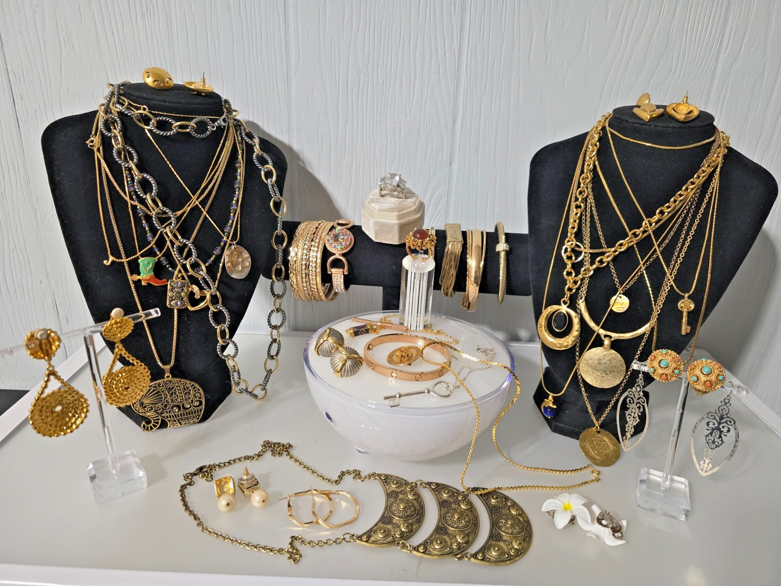 An elegant, sophisticated, fun, and versatile jewelry Lot, with some pieces mark