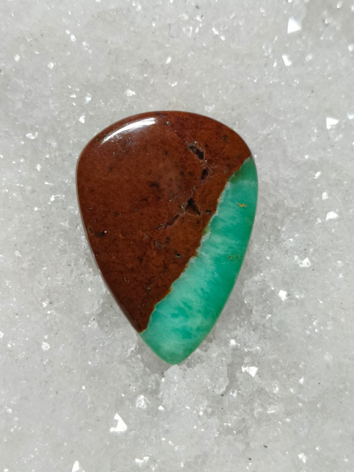Natural Green Bio Chrysoprase Cabochon Loose Gemstone Jewelry 33 Cts. ME-15085