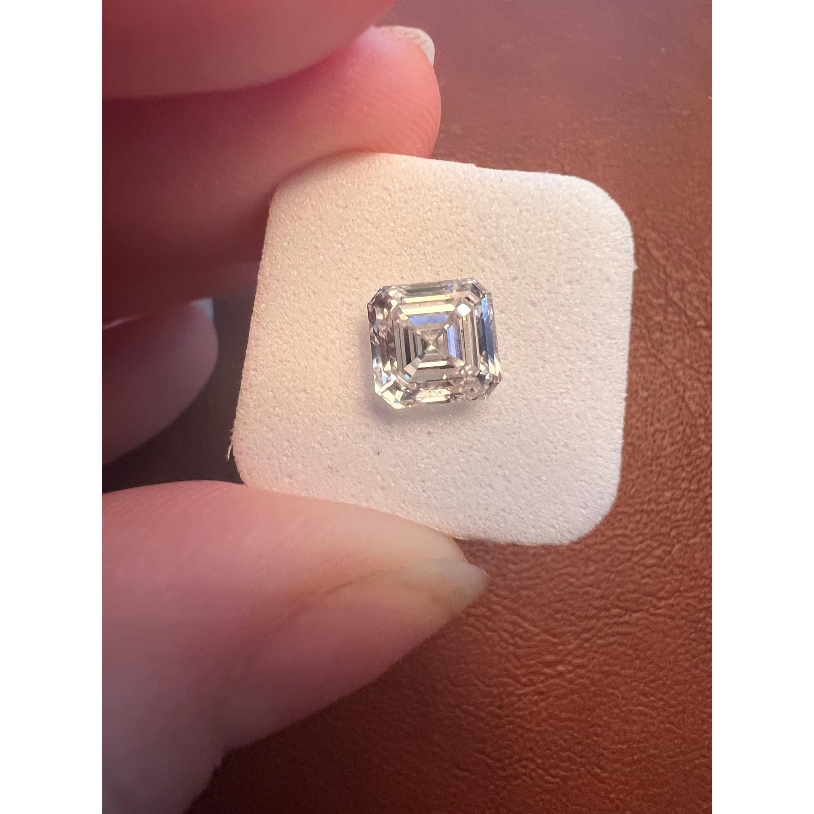 IGI 1.83ct Lab-Created Diamond Square Emerald Cut H VS1 Excellent