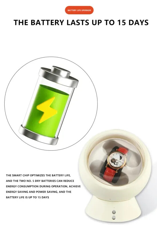Mechanical Watch Winders Automatic USB Power Rotate Stand Shaker Display Box