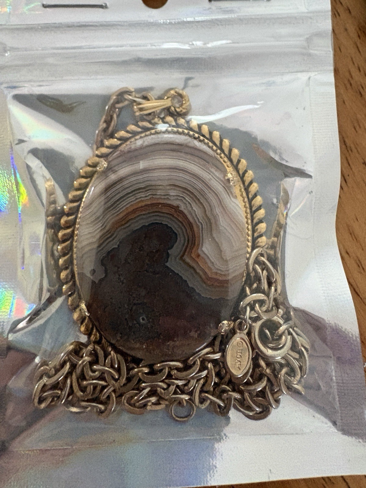 Banded Agate And Pearl Necklace Lot