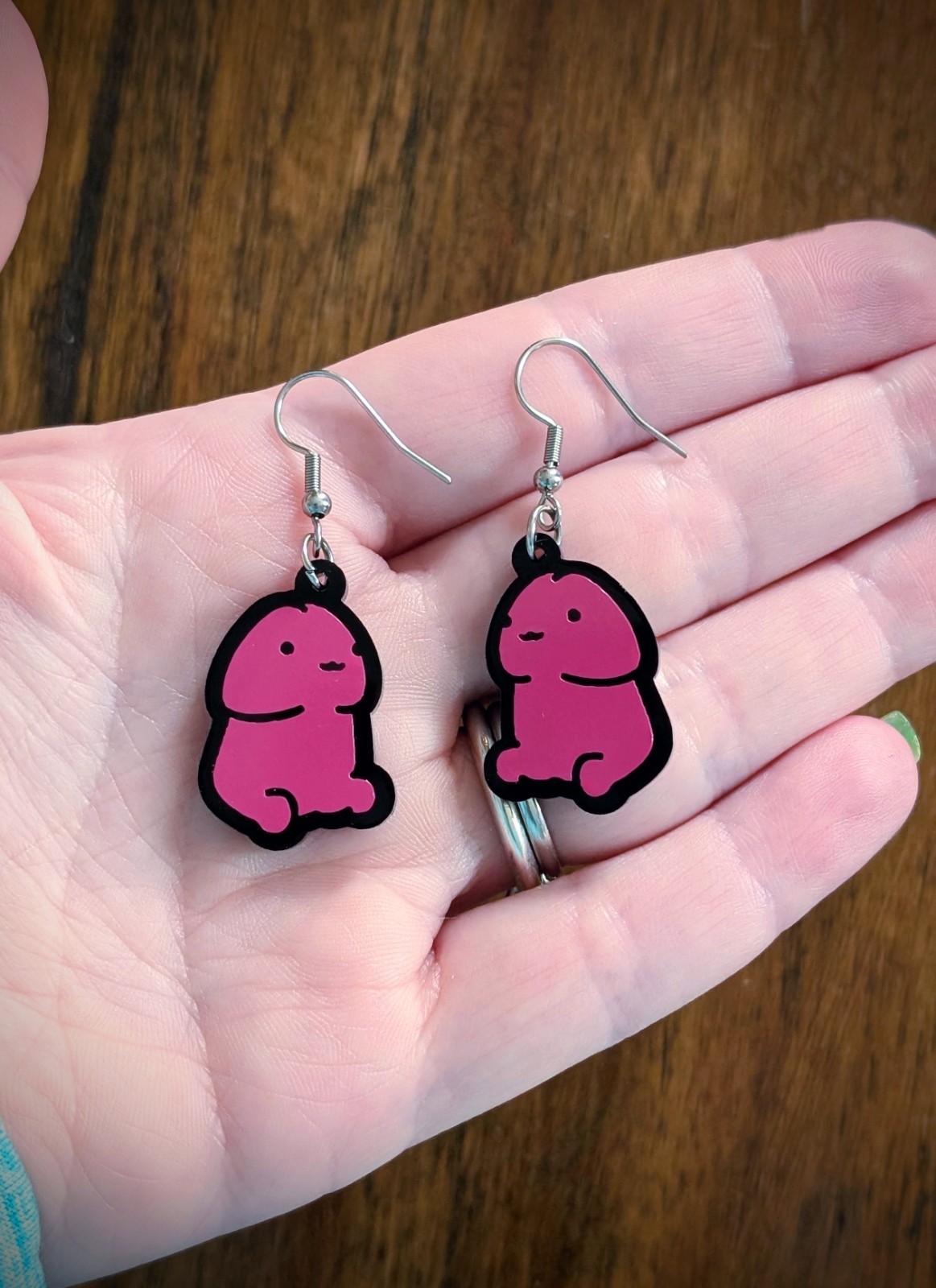 Peen Penis Earrings Cute Funny Ear Ring Bachelorette Party Gift Jewelry Package