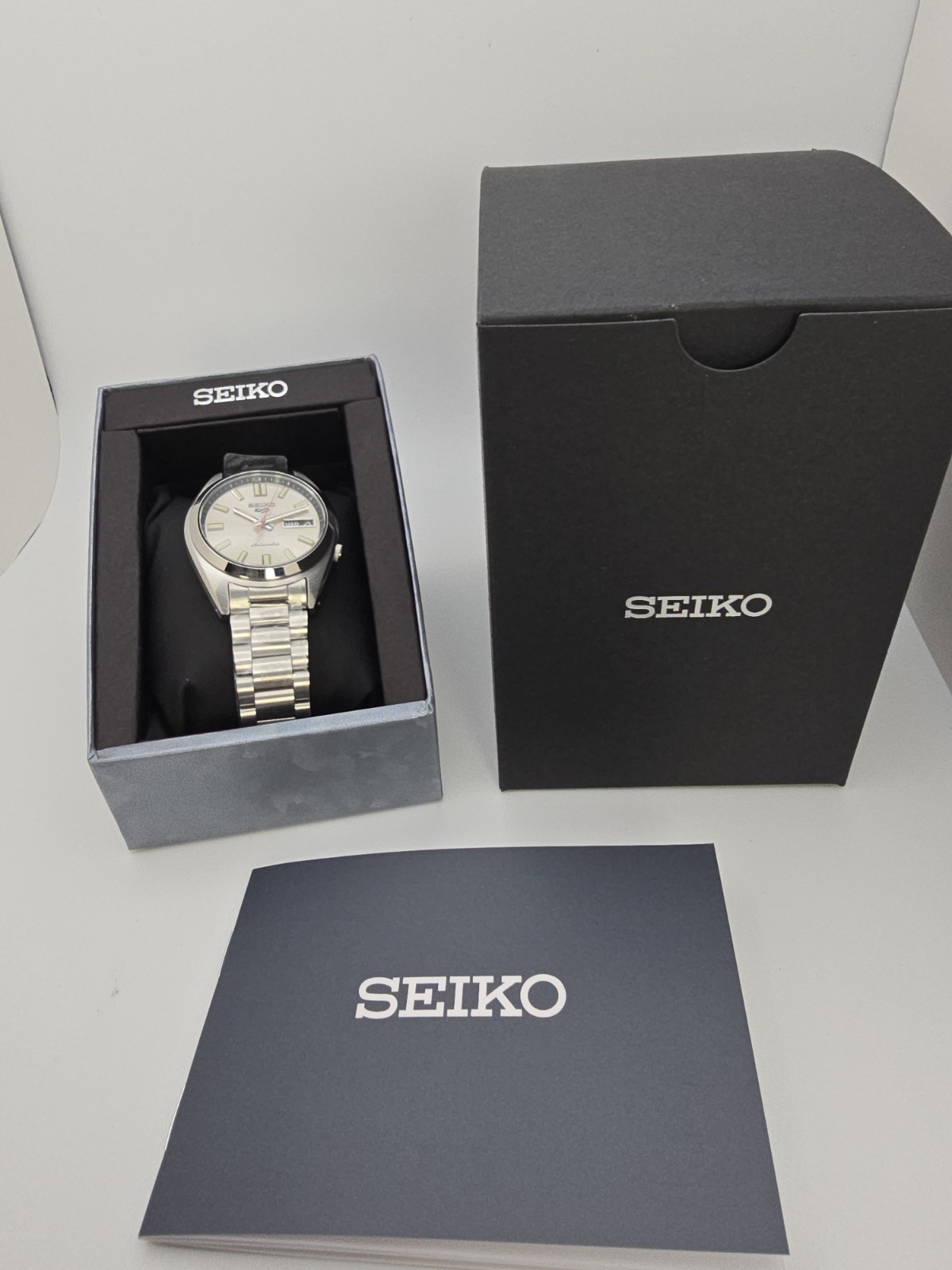 Seiko 5 Sports SRPK91K1 SNXS Series Automatic Ivory Dial Men’s Watch