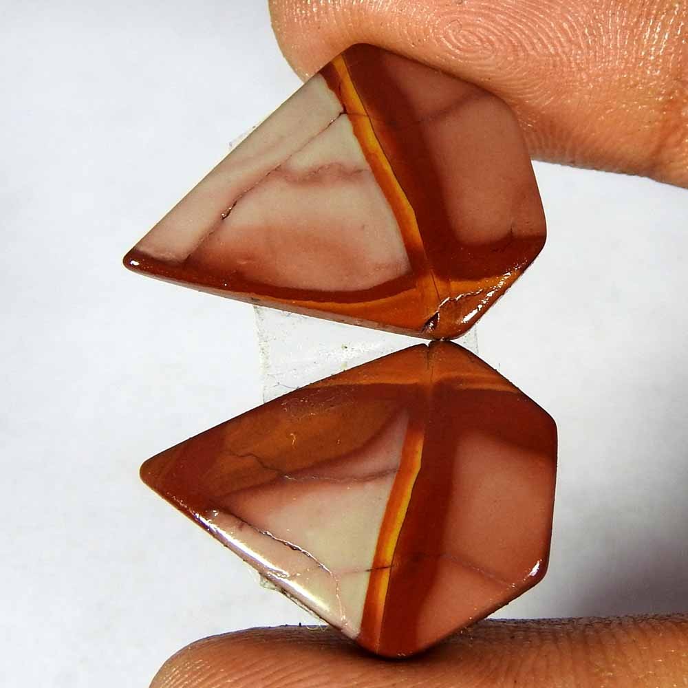 19.40Cts100%Natural Noreena Jasper Fancy Pair Cabochon Loose Gemstone