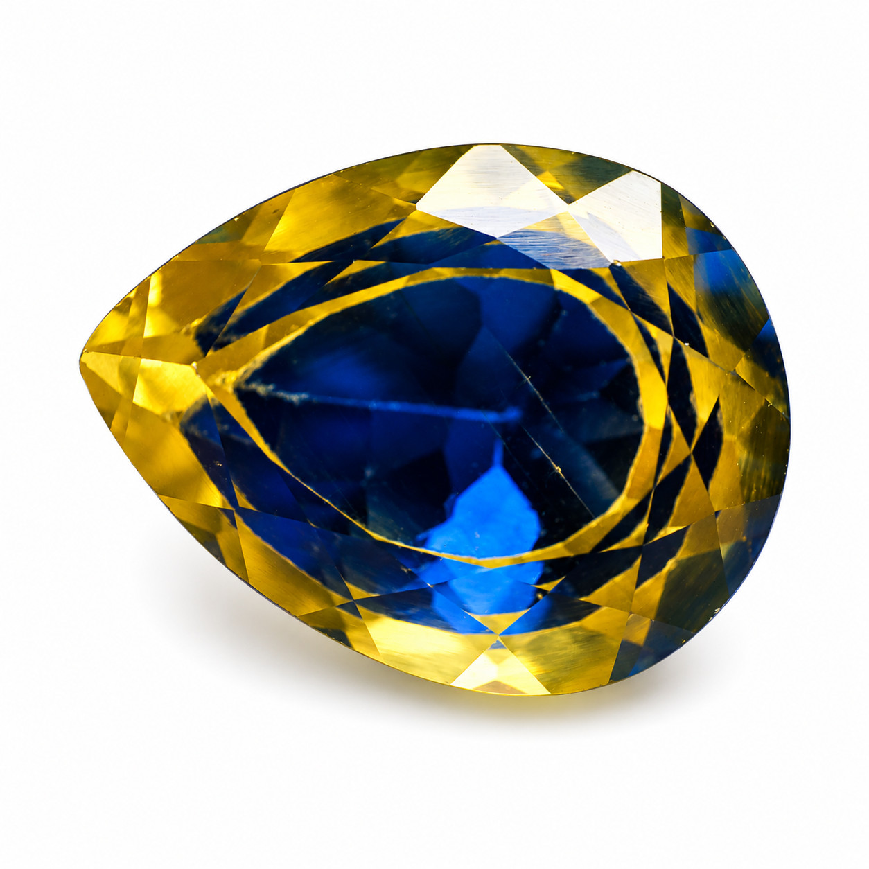 AAA Natural Exquisite 13.55 Ct Pitambari Sapphire GIE Certified Pear Loose Gem