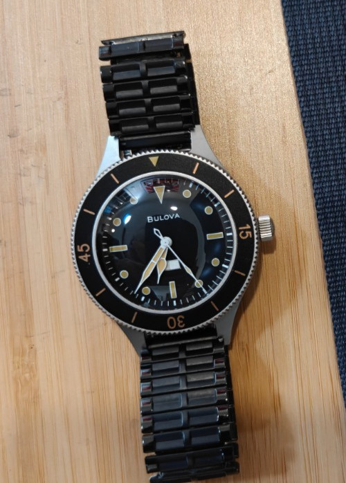 Bulova Mil-Ships Archive Series Men’s Black Watch – 98A266