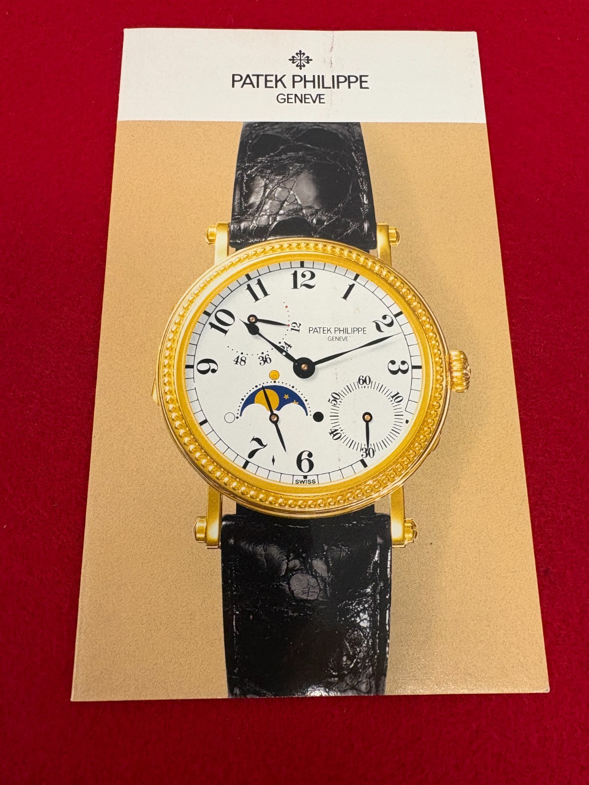 PATEK PHILIPPE 5015 ORIGINAL FACTORY INSTRUCTION MANUAL – FRENCH PRINT