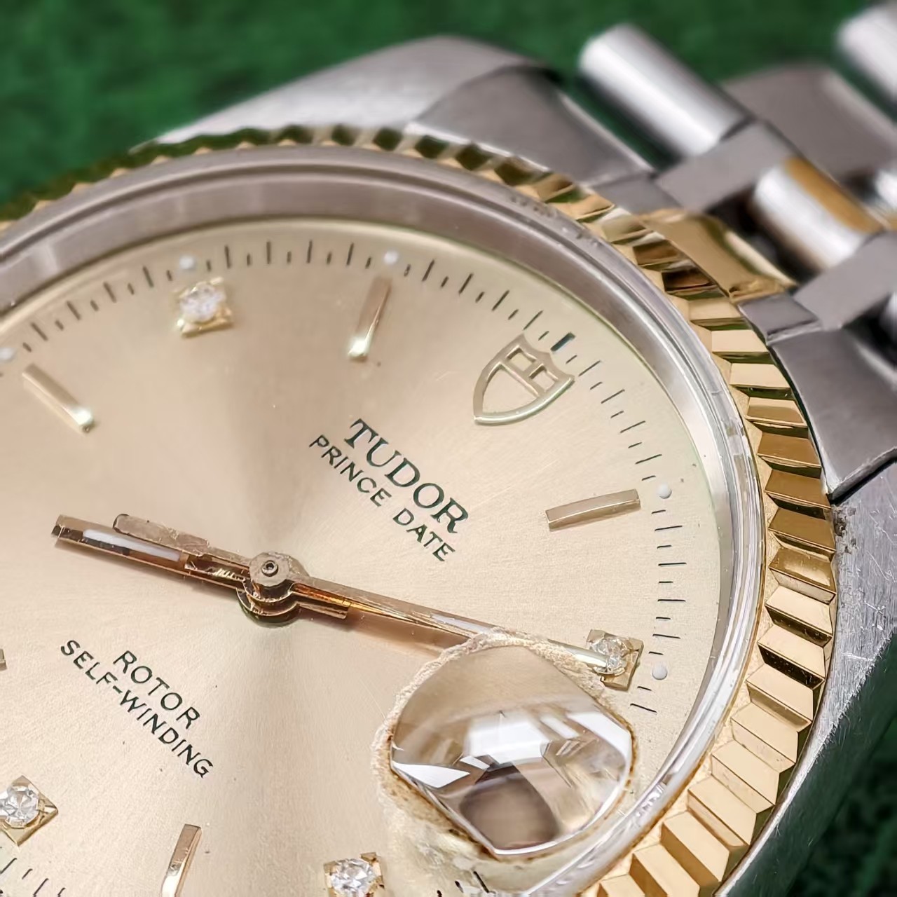 Tudor 5 Graph scale Champagne Dial Prince Date 74033 Men’s Watch Automatic 34mm