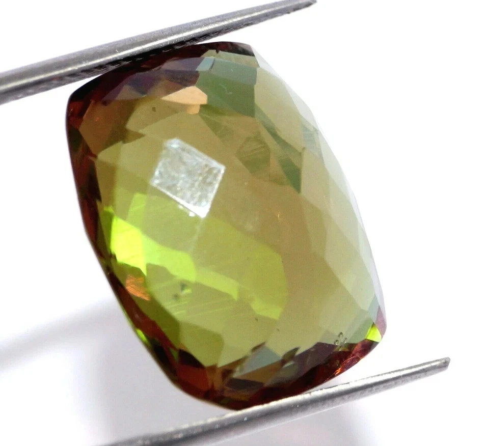 25 CT Rare 7 Color Change Zultanite Cushion Cut Certified Loose Gemstone