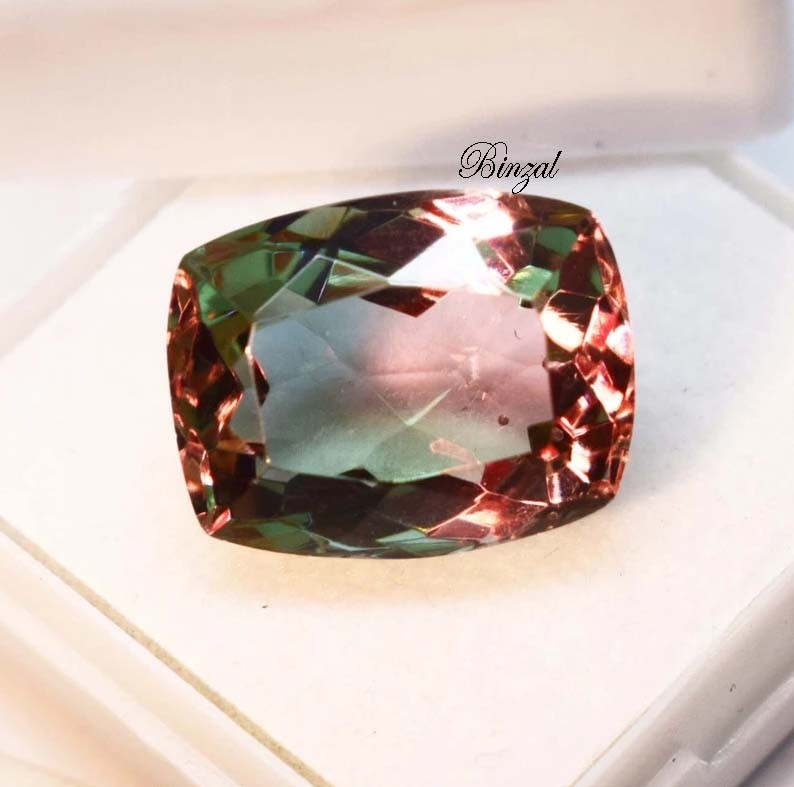 17.25 Ct Certified Natural Color Changing Alexandrite Cushion Cut Loose Gemstone