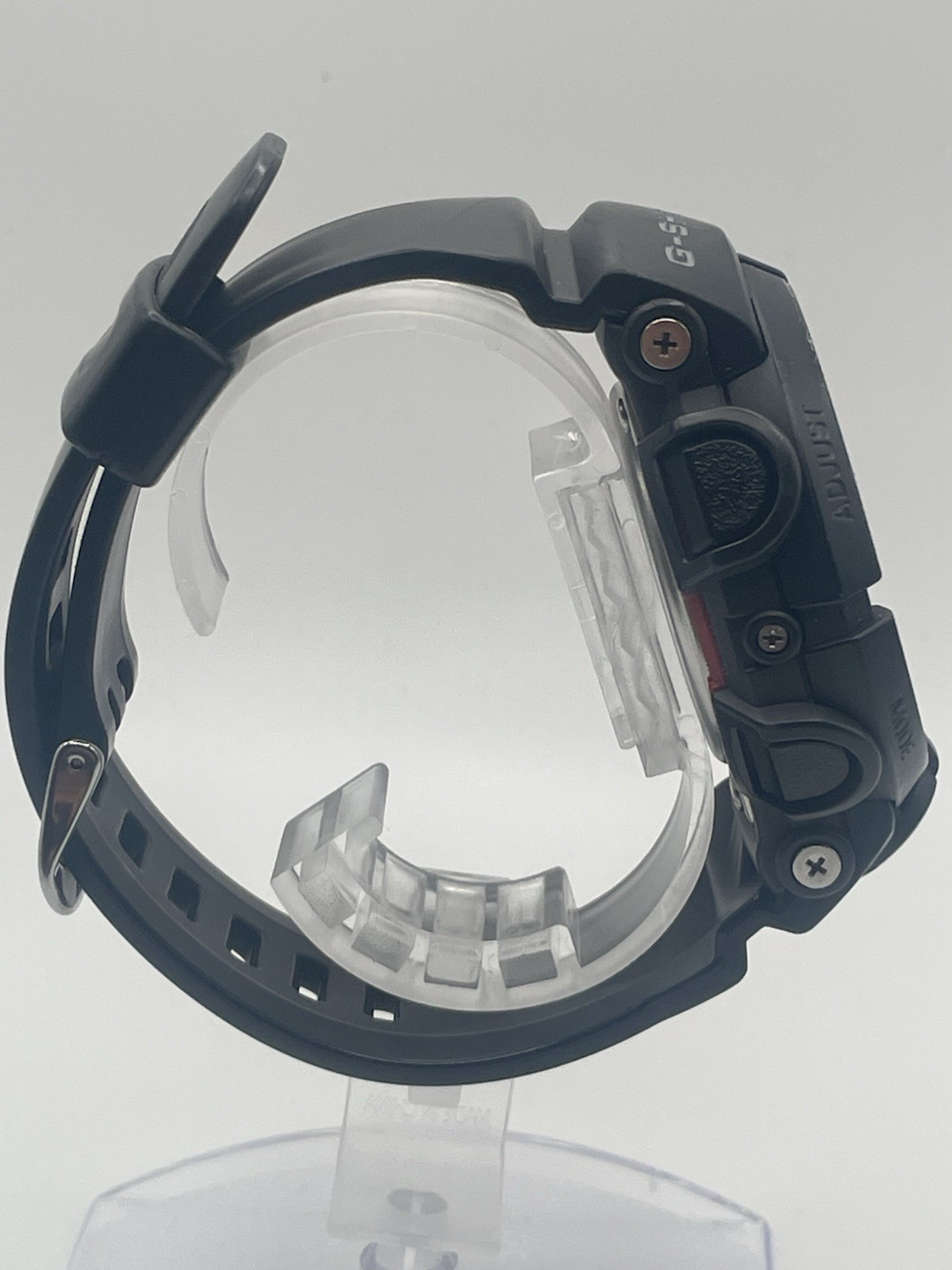 Casio G-Shock GA-500 5478 Black Red New Battery Gasket Greased Serviced Boxed