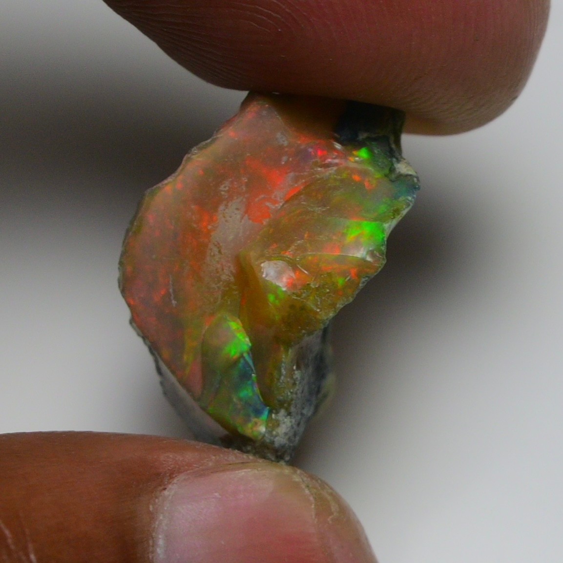 Natural Ethiopian Black Opal Rough 12.70 Ct – Ideal for Jewelry, Welo Fire Opal