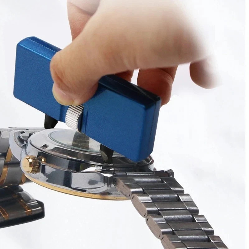 Adjustable Rectangle Watch Back Case Cover Opener Remover Wrench Repair Kit Tool