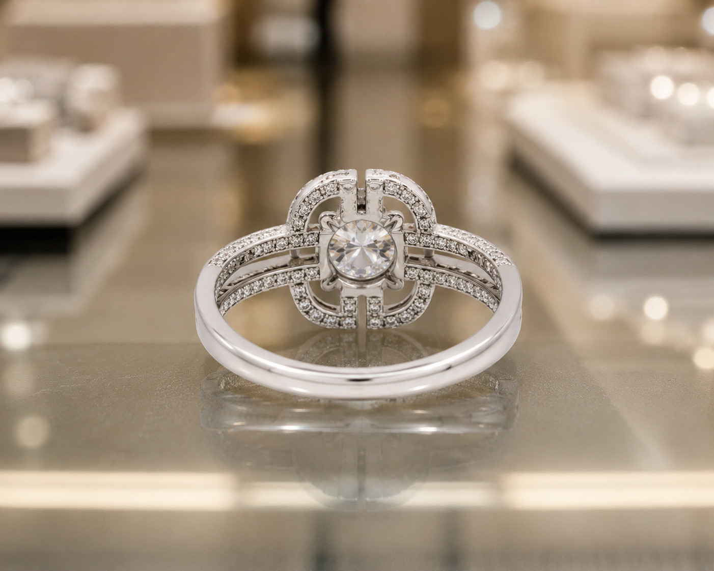 Round Cut Natural Diamond Wedding Ring 14K White Gold 1.50 Ct