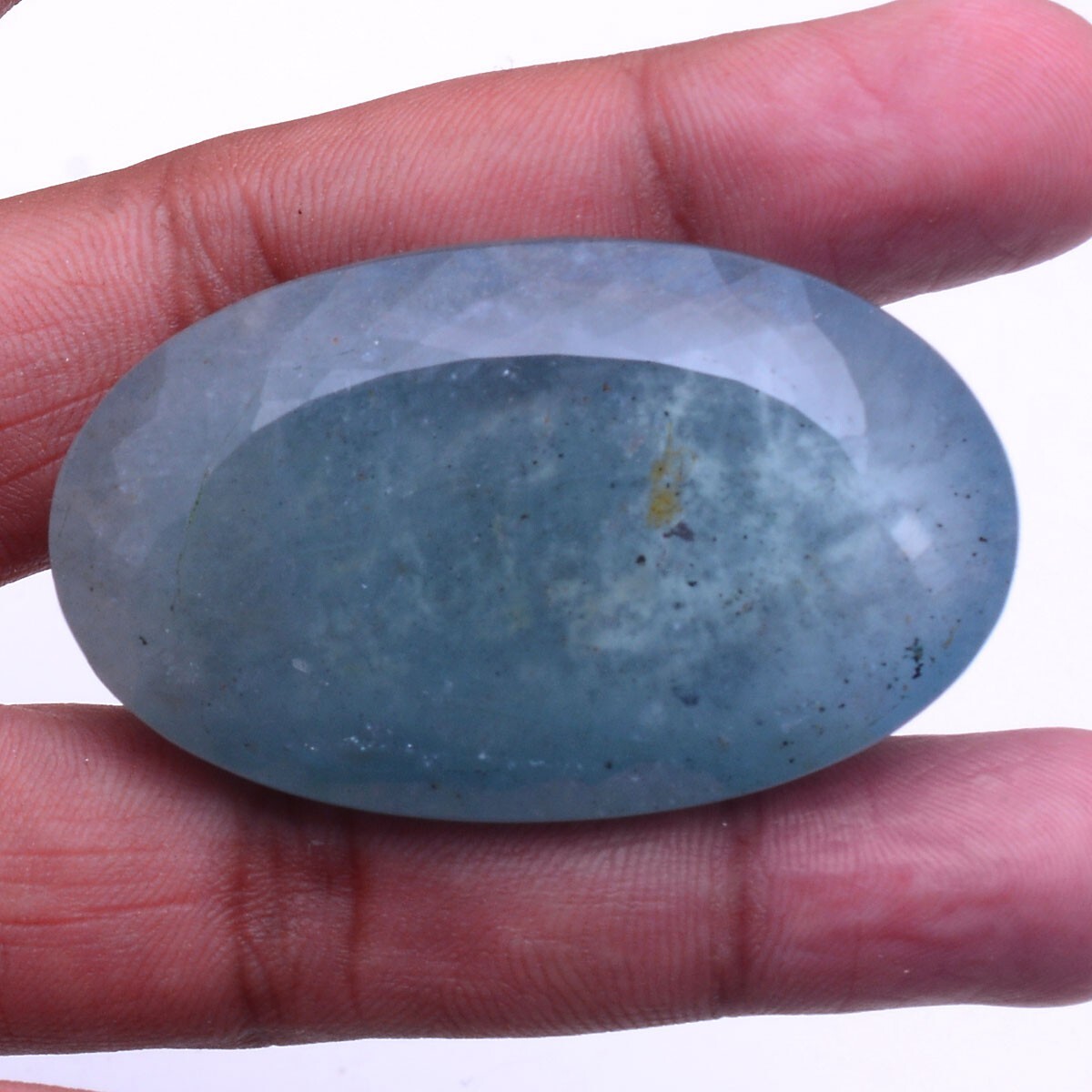 263 Cts Natural Aquamarine Untreated 54mm*32mm Oval Cut Huge Size Loose Gemstone