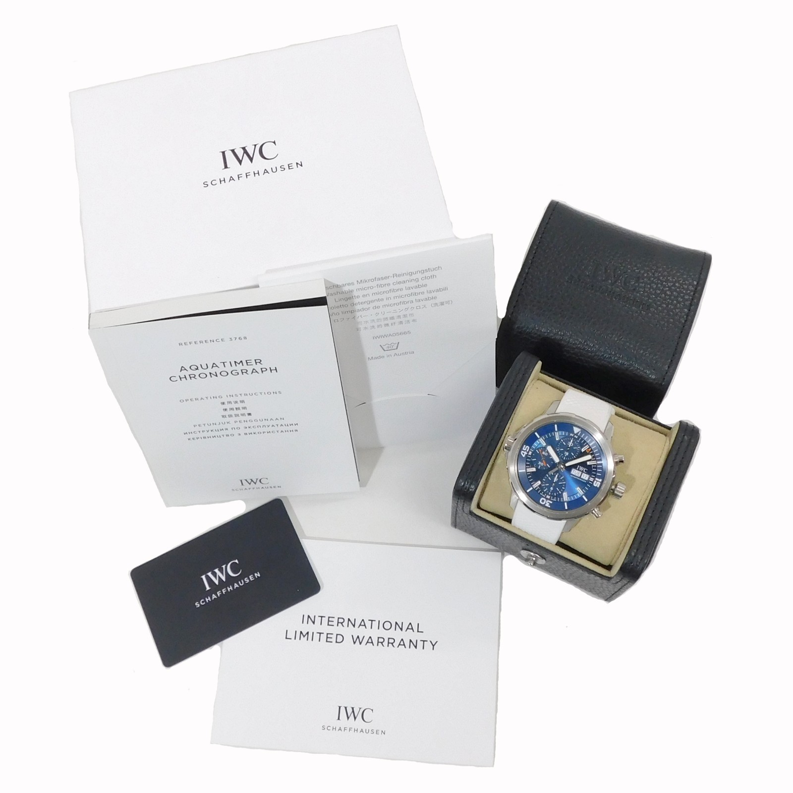 IWC SCHAFFHAUSEN IW376805 Aquatimer Chronograph Automatic Wrist Watch #1380B