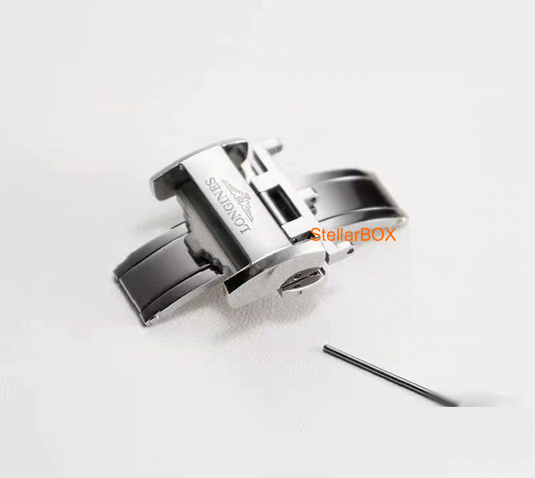 FOR 18mm LONGINES Steel Deployment Folding Buckle Watch Strap Band Pin