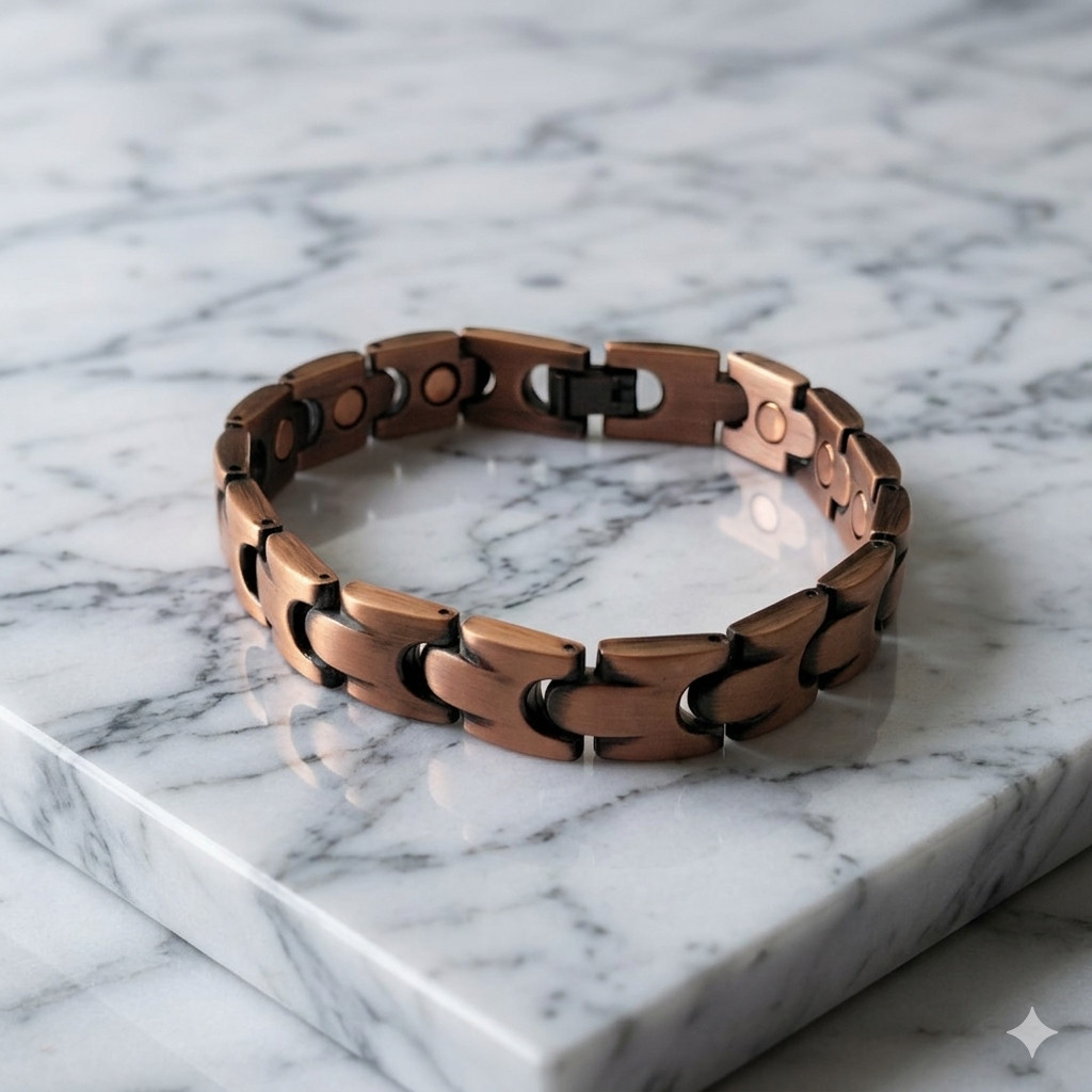 Copper Magnetic Link Bracelet Copper Arthritis Pain Therapy Bracelet B