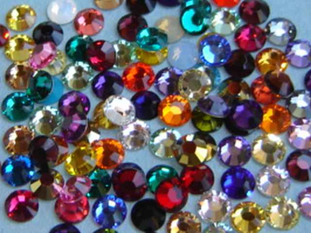 ASSORTED SS30 Swarovski European Rhinestones 50 pieces