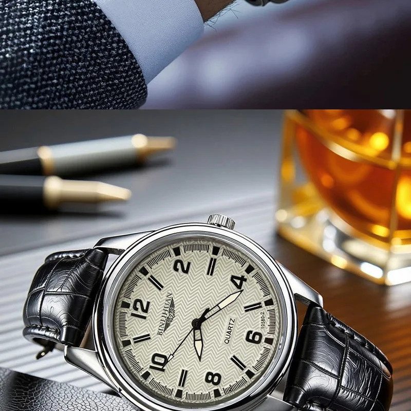 Men’S Watch, Fashion Casual Business Quartz Watch