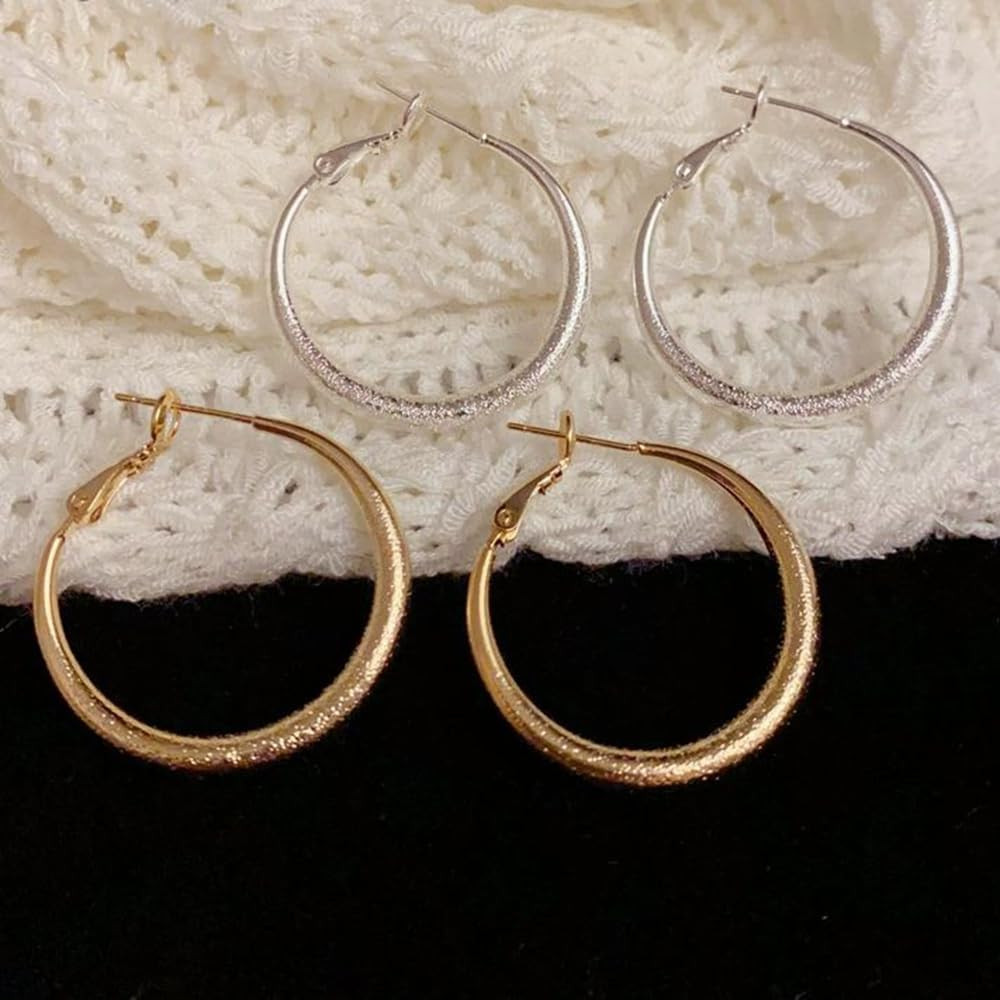 Small Hoop Earrings for Women Trendy Hypoallergenic 925 Sterling Silver Post
