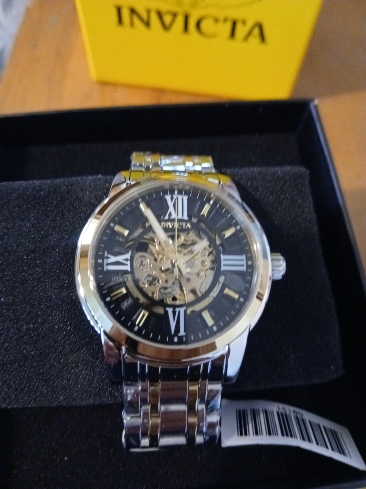 Invicta Objet D Art Automatic Men’s Watch w/ Skeleton Dial – 41mm. Gold, Steel
