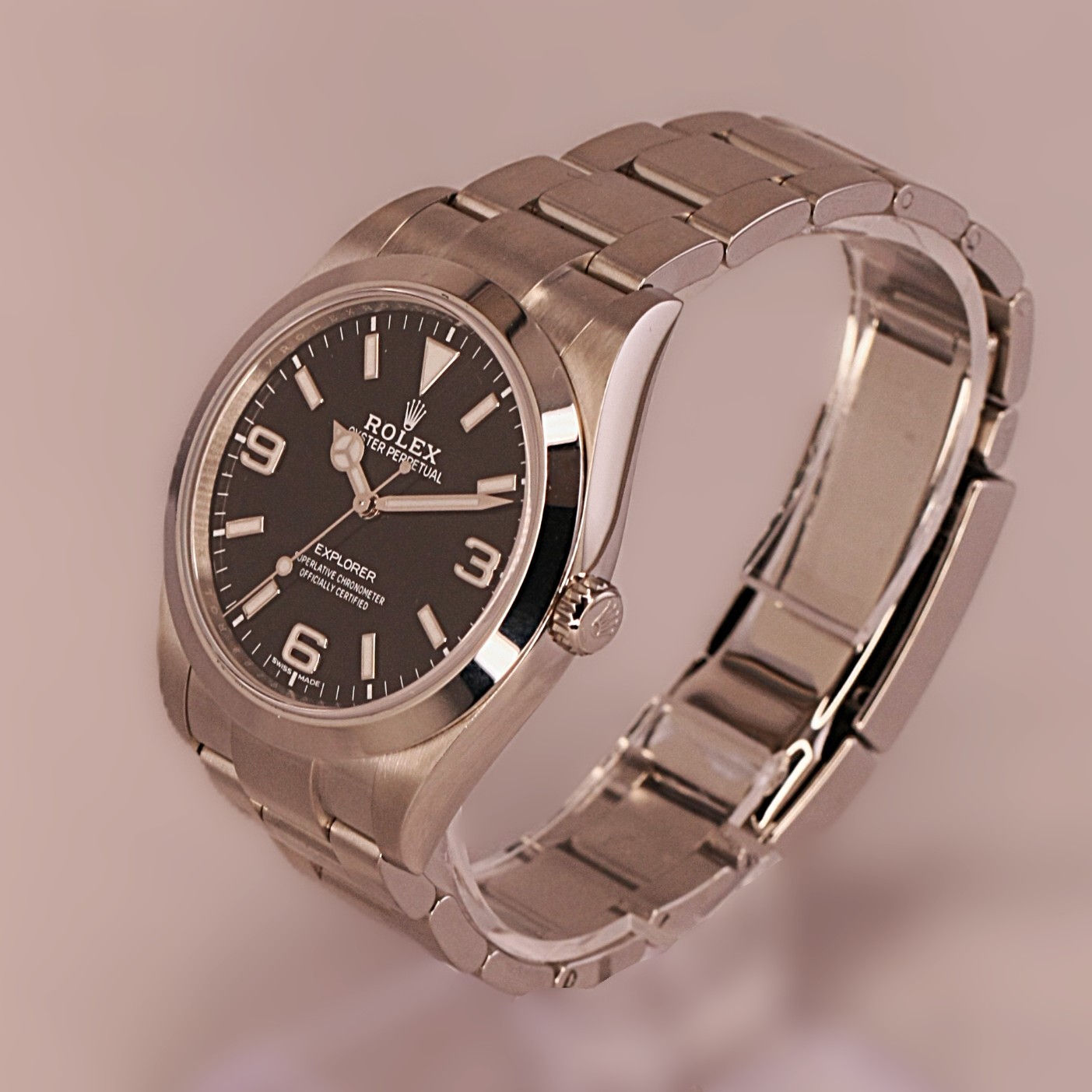 Rolex Explorer Black Dial 214270