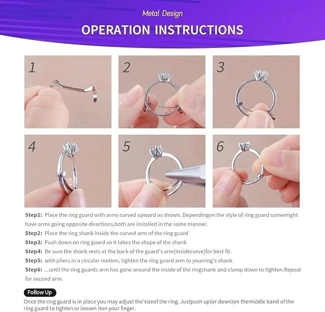 Ring Guard Set for Loose Rings 12 Pack Invisible Size Adjuster for Any Ring…