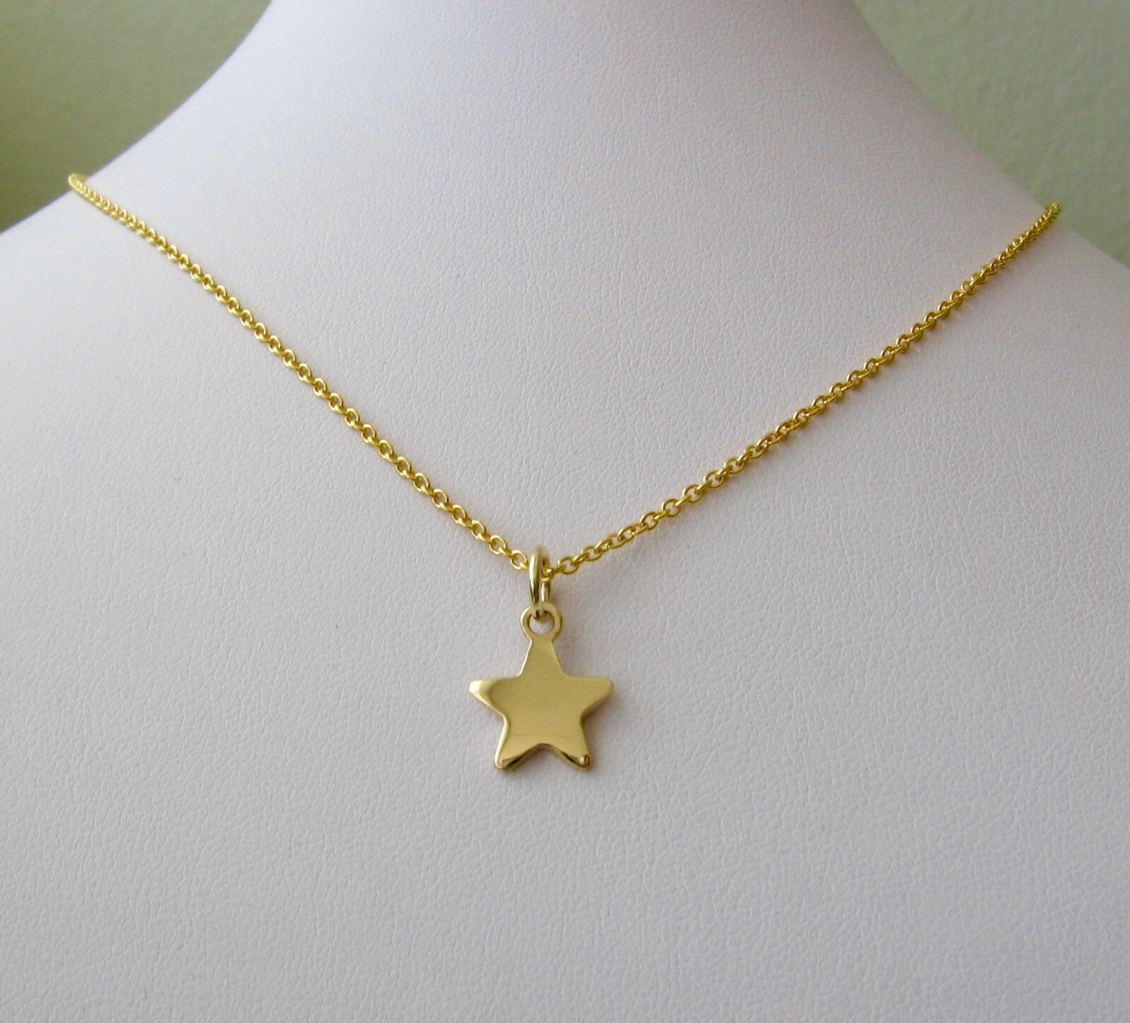 GENUINE SOLID 9K 9ct Yellow GOLD STAR CHARM PENDANT