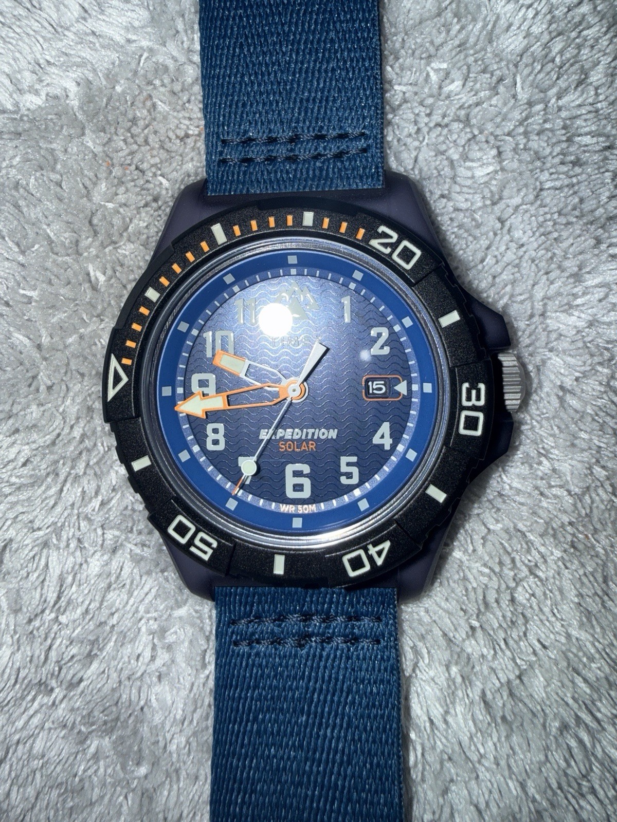 Timex Expedition North Freedive Ocean Men’s Solar Blue Dial Watch TW2V40300 New