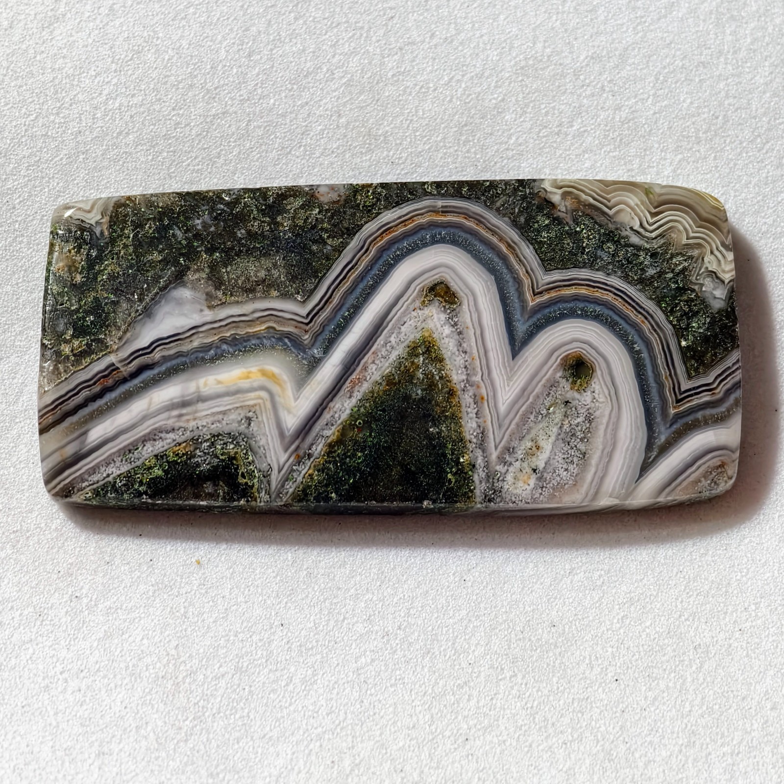 52 Cts Natural Crazy Lace Agate Cabochon Gemstone For Jewelry 47.2×22.8×4.7 MM