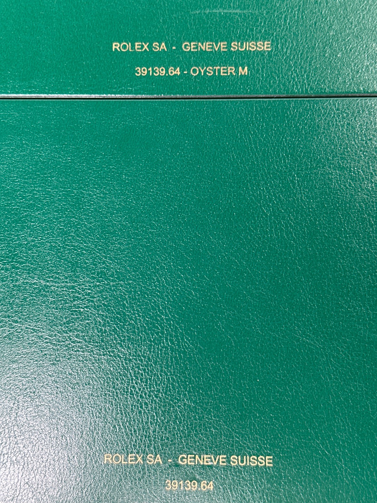 VINTAGE GENUINE ROLEX watch box case 20 set wave 39139.04 39139.01 260330002dA
