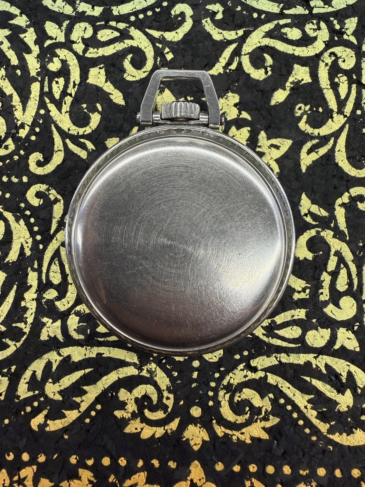 HAMILTON Railway Special Pocket Watch 992B 21j Stainless Steel Star Watch Case