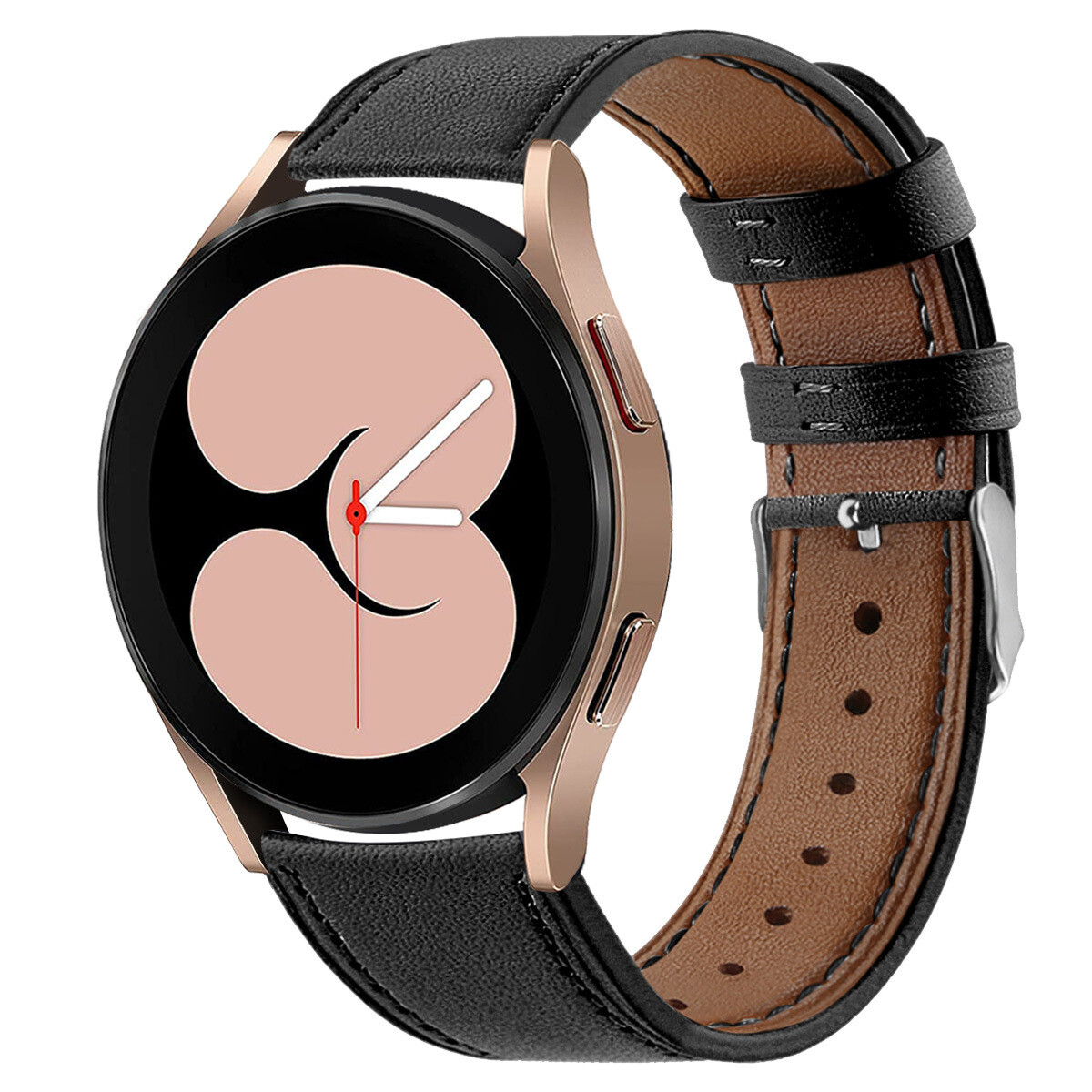 For Samsung Galaxy Watch FE/4/5/6/7 Pro 40/44/42/46mm Genuine Leather Strap Band