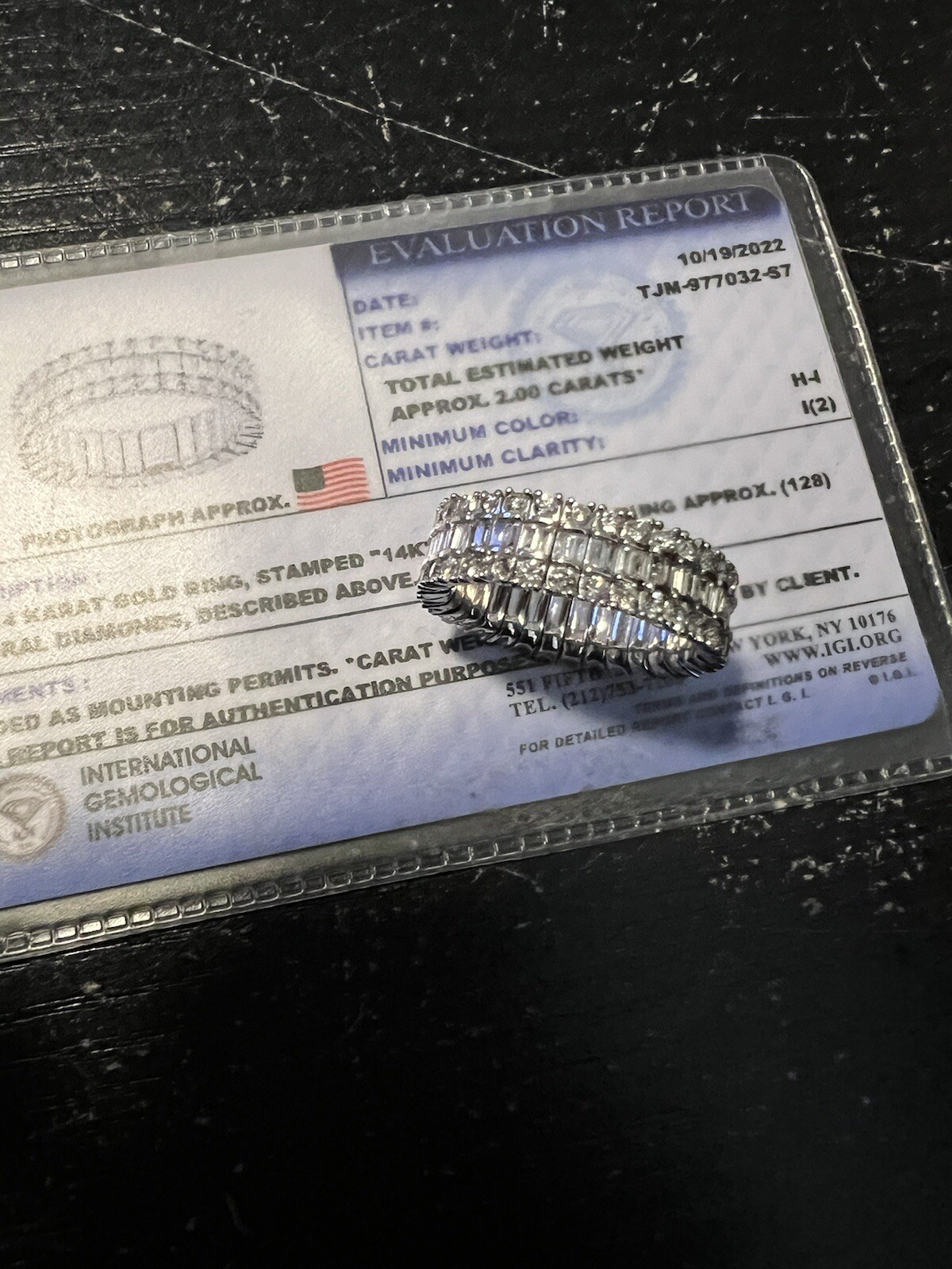 Approx.2.00 Carat Natural Diamond Stretchable Eternity Band Ring 14K White Gold