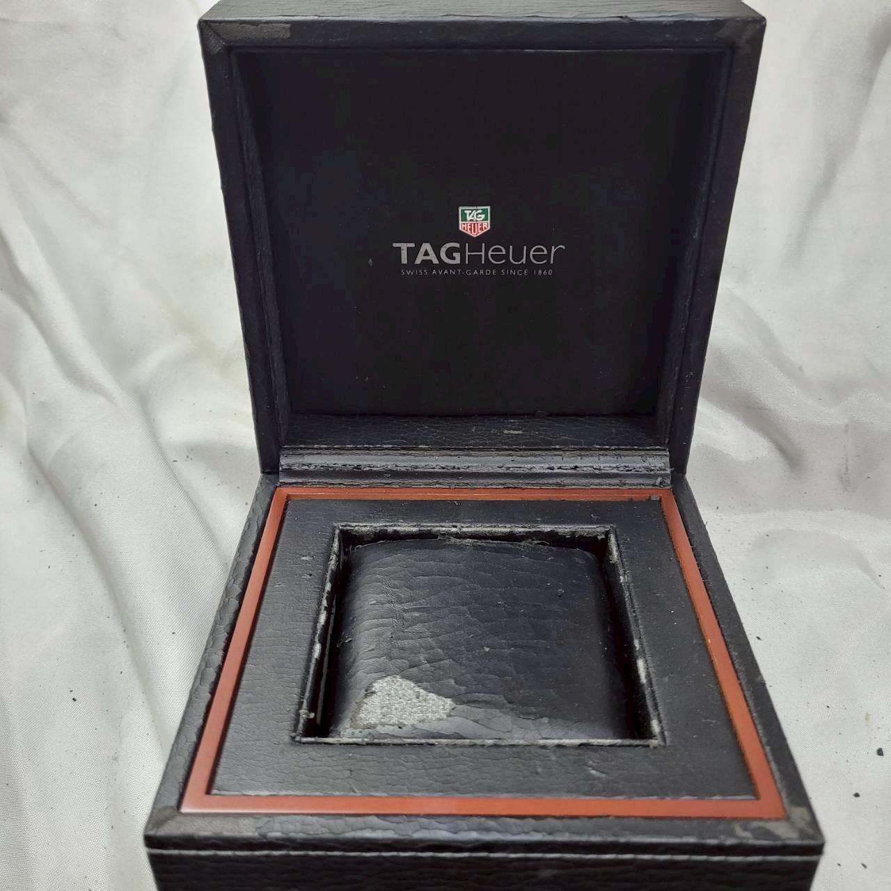 Genuine TAG Heuer Watch Box Black Box & Booklet & Card & Watch Strap Joint Used