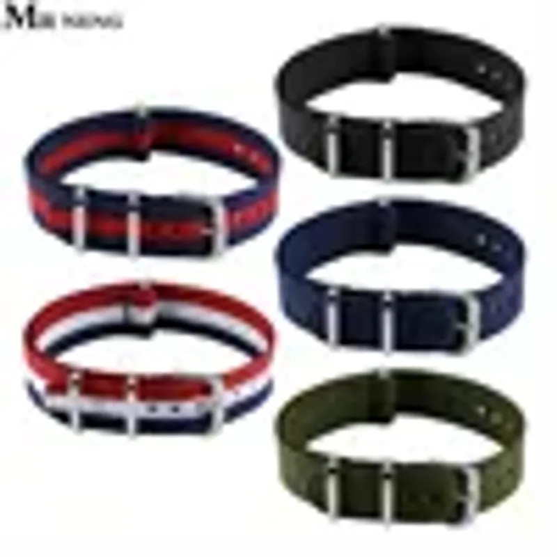 Black White Navy Brown 17mm 19mm 20mm Silicone Rubber Watchband High Quality