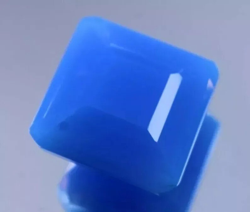 Blue Opal Square Cut Amazing Welo Australian 58-60 Ct Loose Certified Gemstone
