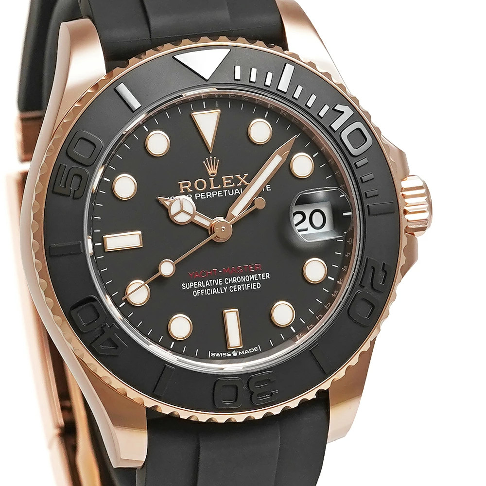 ROLEX Yachtmaster 268655 Black Case Size 37mm x 37mm Ladies Used Watch #7211