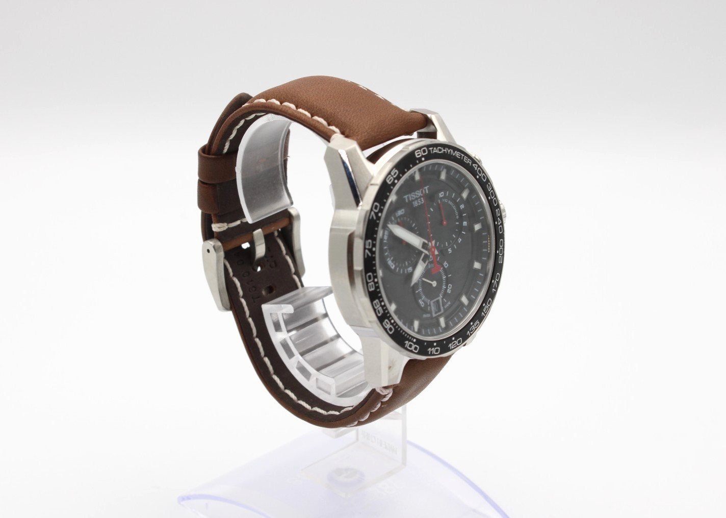 Tissot 45.5mm T-Sport Chronograph Quartz Black Dial Men Watch T125.617.16.051.01