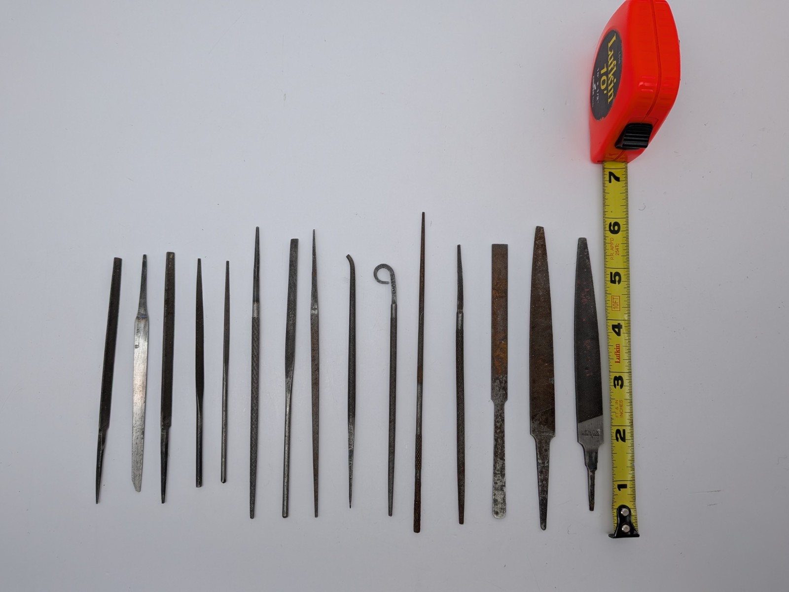 LOT OF 15: Vintage Jewelry Jeweler Watchmaker METAL FILES Swiss USA Mixed
