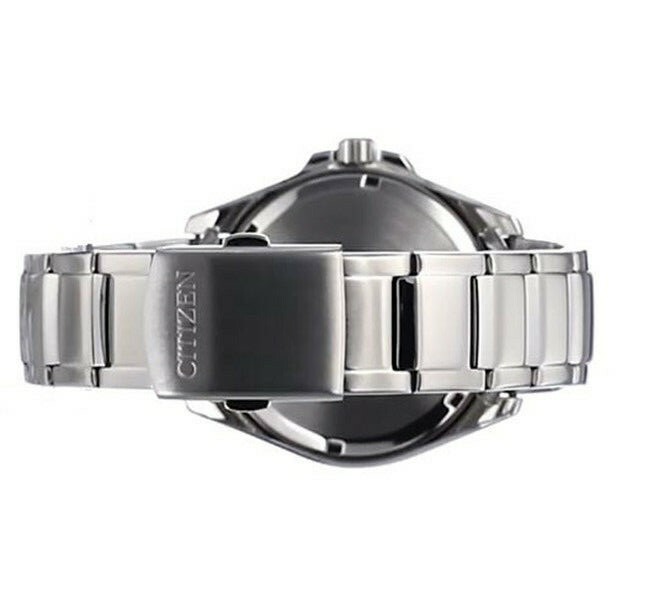 Citizen Eco-Drive Men’s Chandler Silver Dial Bracelet Watch 43mm AW1430-86A