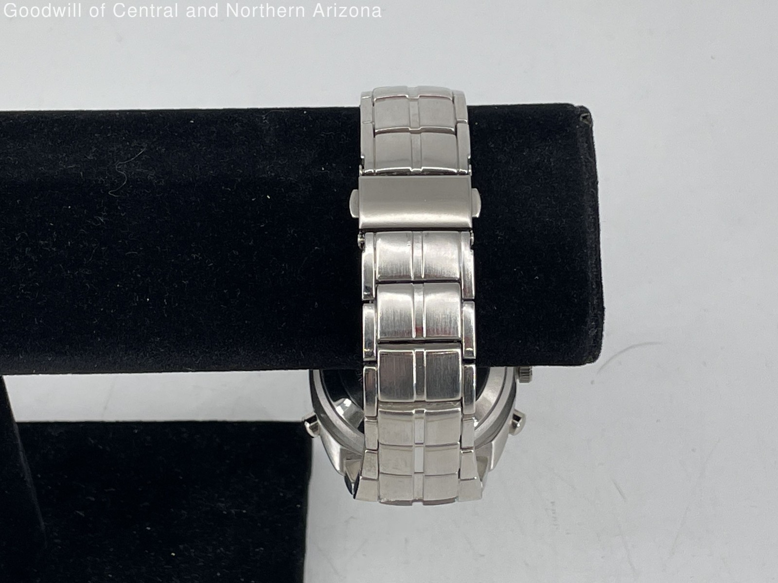 Stainless Steel U.s Polo Assn. Silver Tone Ana-Digi Tachymeter Watch I.O.B