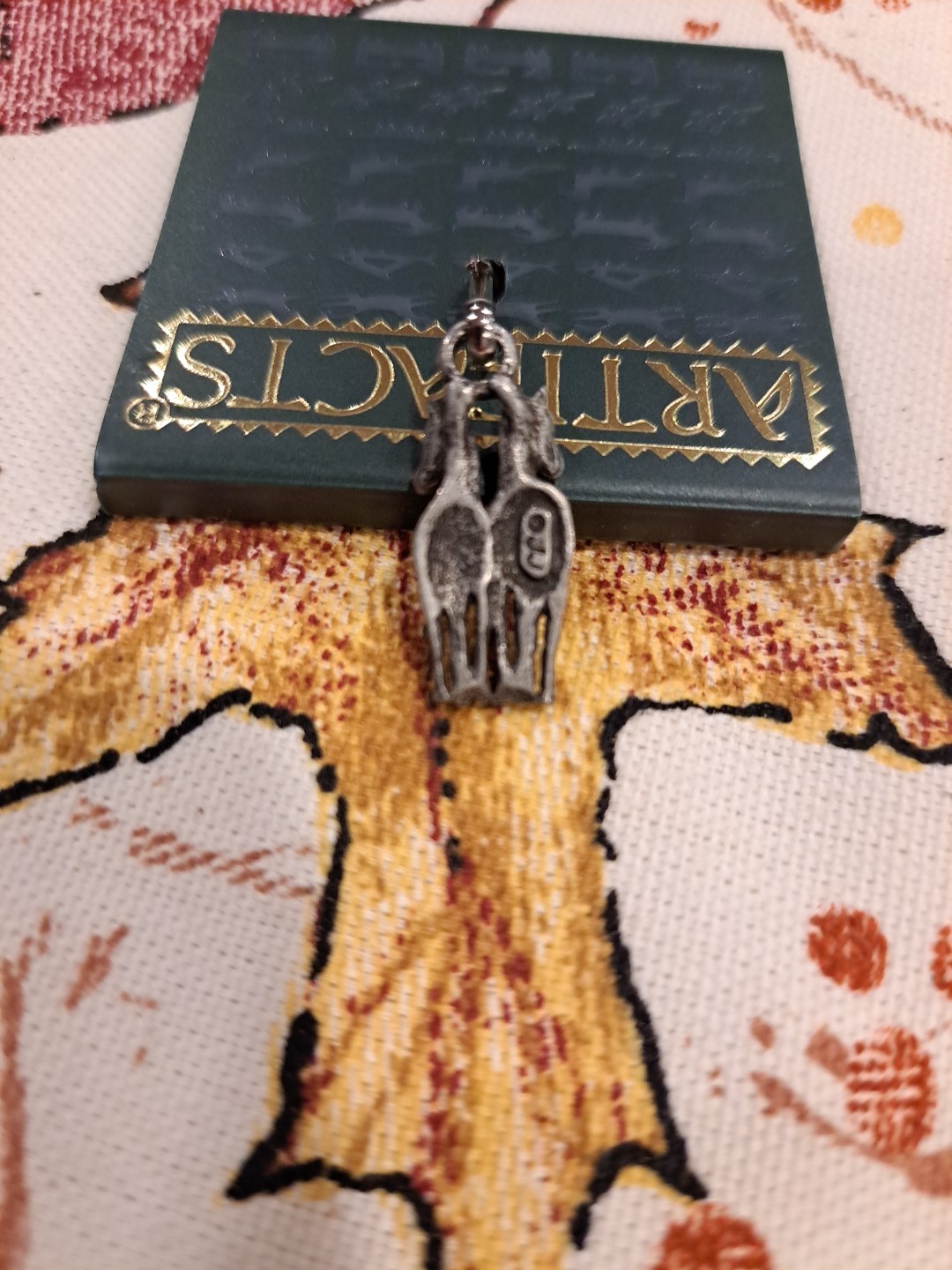 Vtg Horse Charm Pendant Zipper Pull JJ Jonette Jewelry Artifacts Horses Equine