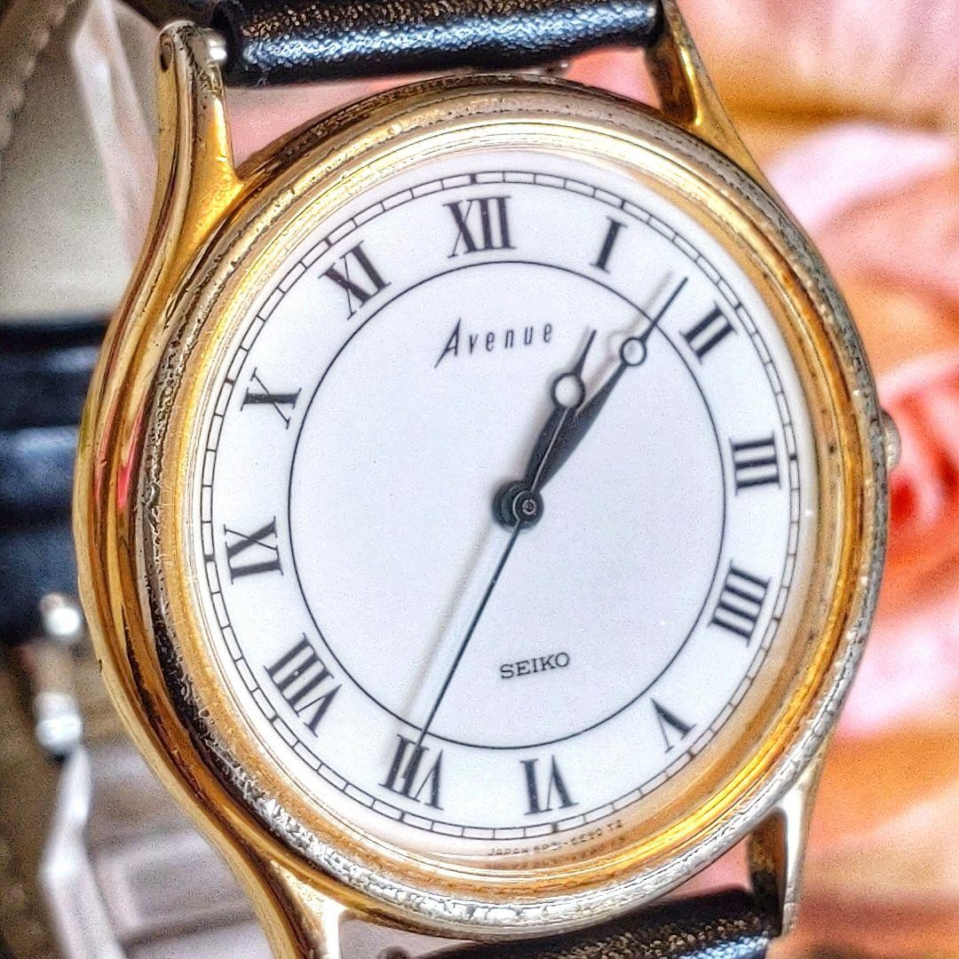 Working SEIKO Avenue men’s watch, Roman numeral strap, brand new.