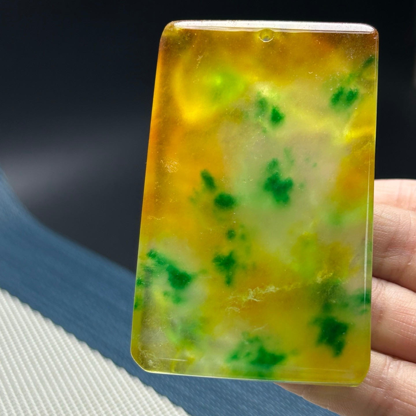 NaturalA+++ Ice Green&Yellow Jade Jadeite Dragon Kwanyin Pendant&Necklaces 御龙观音