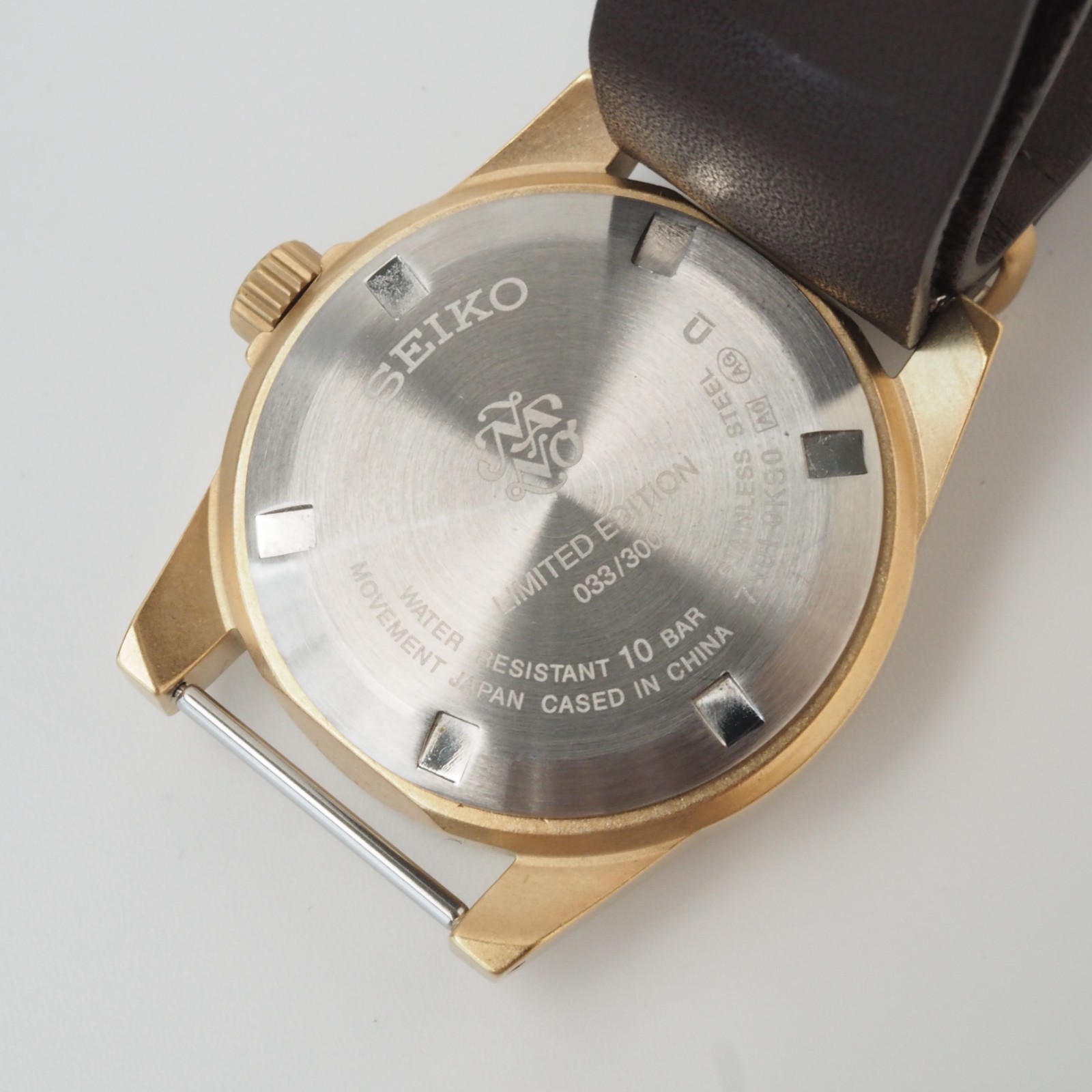 SEIKO SUS NANO Universe Limited Edition SCXP174/7N01-0KS0 Quartz Gold Box