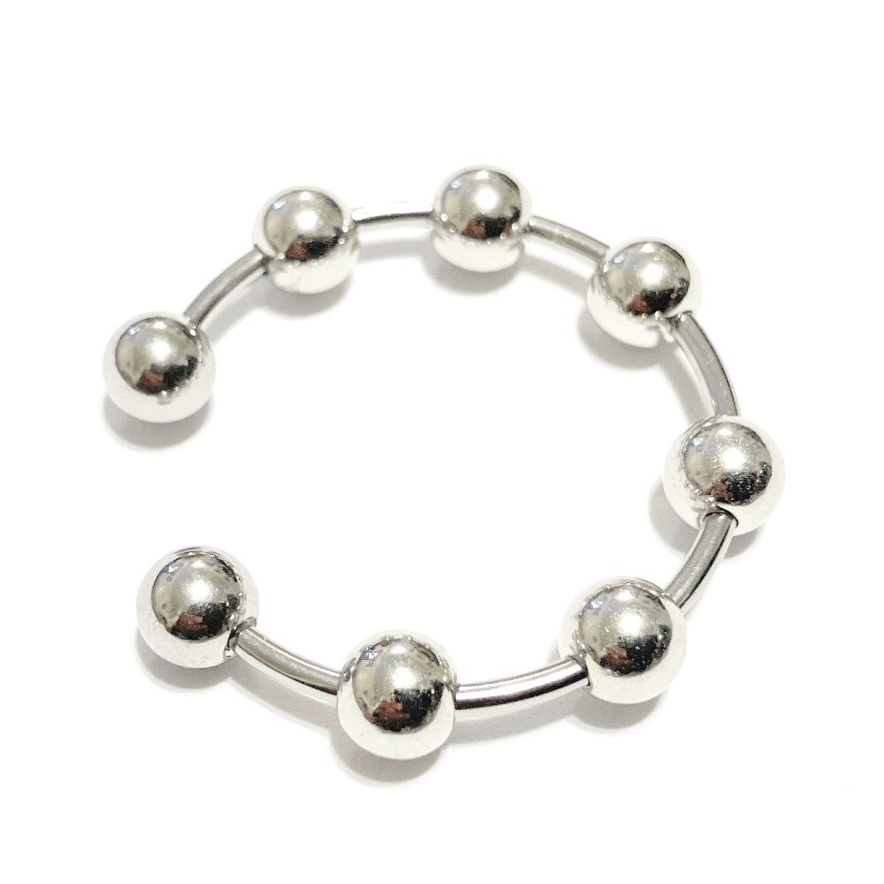 Handcrafted BEADED FRENUM HORSESHOE Surgical Steel 14 G, 1-1/4″ Dia, 6mm Balls.