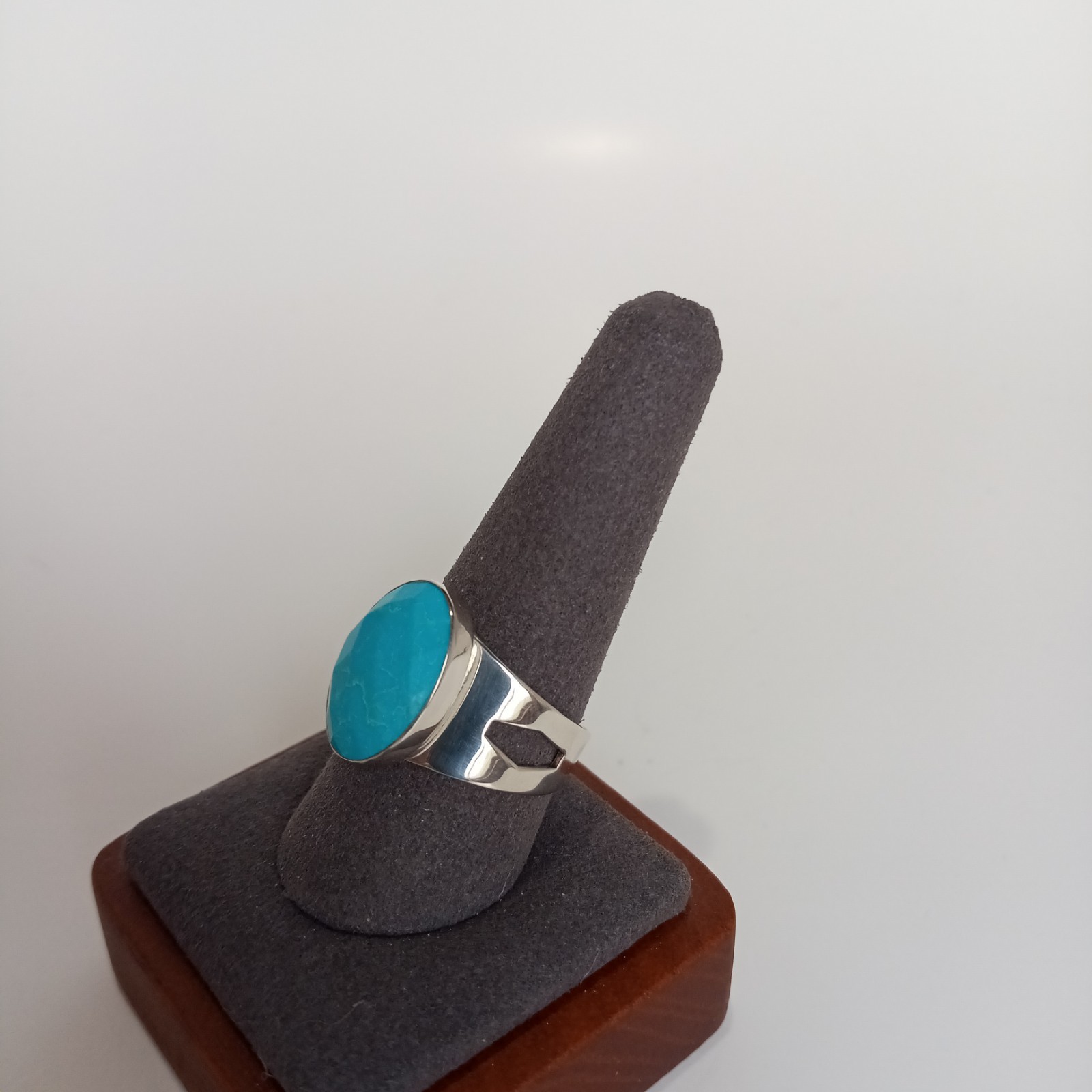 Mens Mine Finds by Jay King DTR Sterling Silver Turquoise Ring Size 10